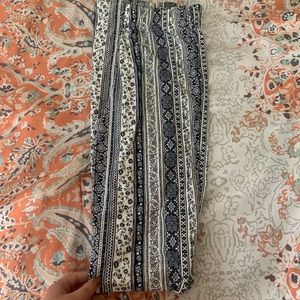 Forever 21 navy flare pants